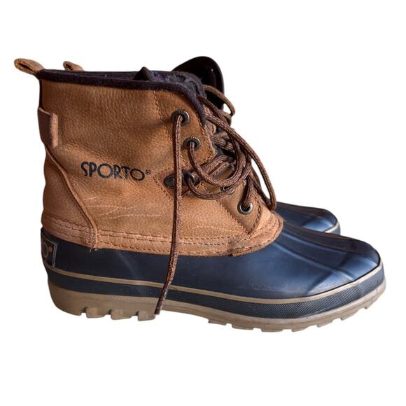 Sporto Thermalite Insulated Duck Boots with Lug Style Soles size 7 - Picture 12 of 15